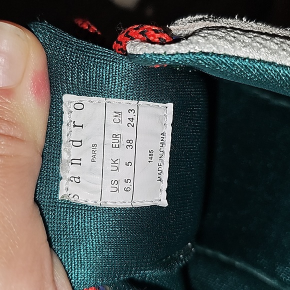 Sandro astro 1 Vert Sapin Sneakers - Picture 5 of 8